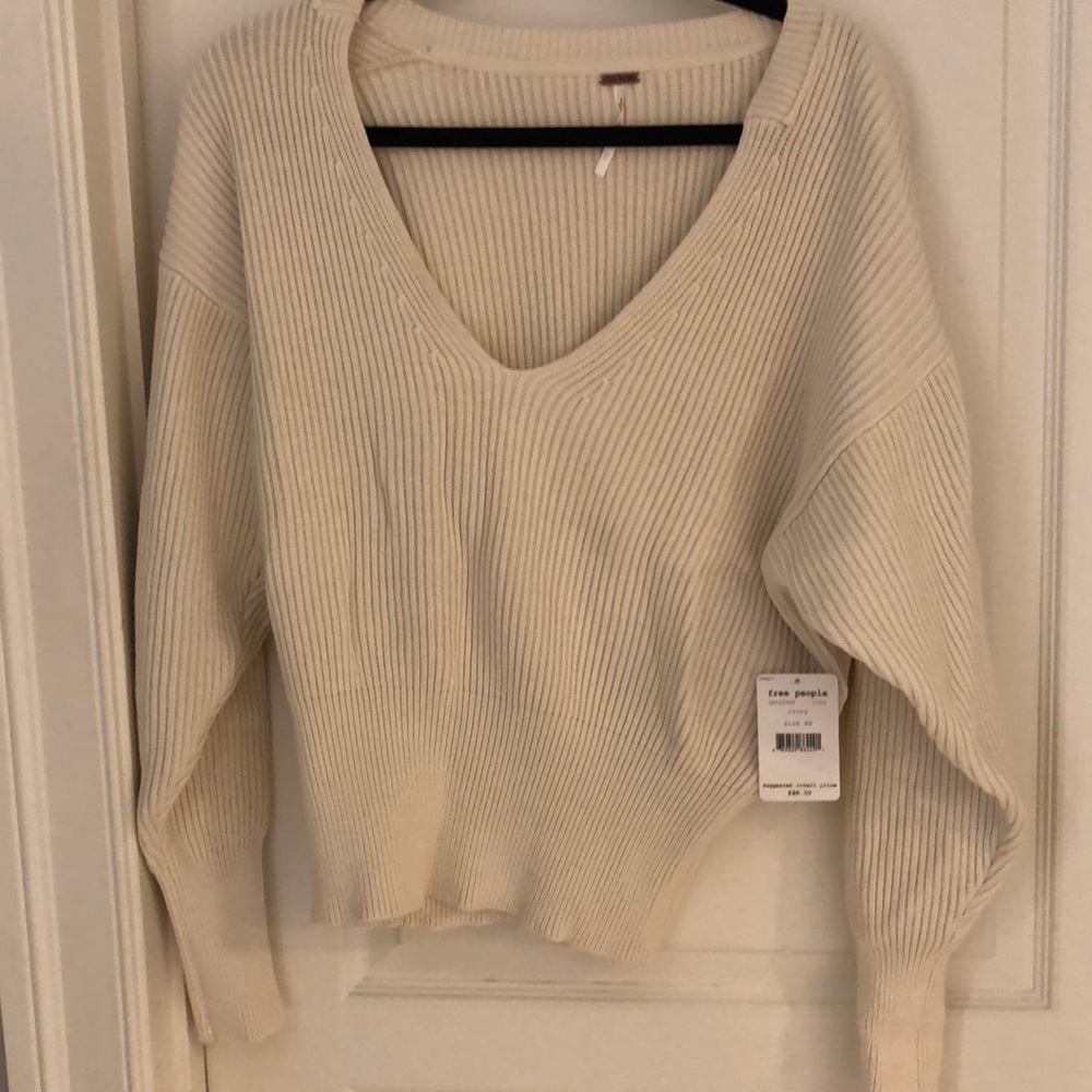 FREE PEOPLE ivory sweater